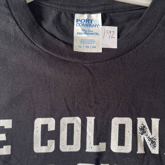 The Colonies are Quite Rowdy Today Port & Co Humor Patriotic Tee Unisex XL Black - Picture 3 of 6